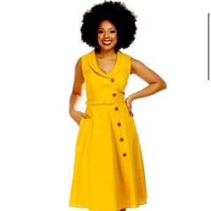 Collectif x ModCloth Sara Swing Dress